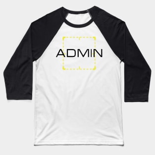Admin Baseball T-Shirt